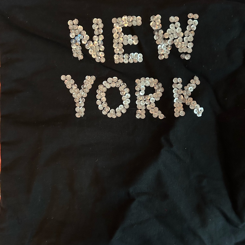 Black New York Beaded Satchel, Shoulder Bag